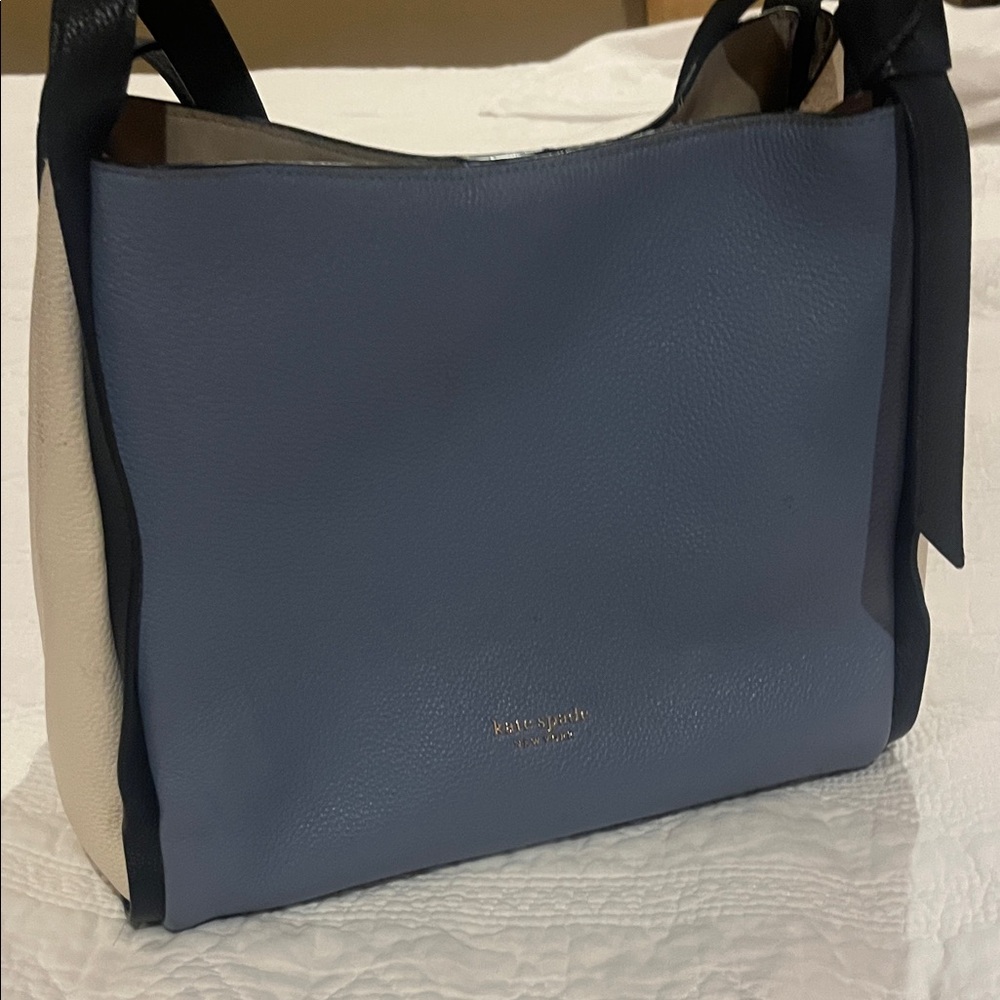 Kate Spade Navy and Cream Shoulder Bag